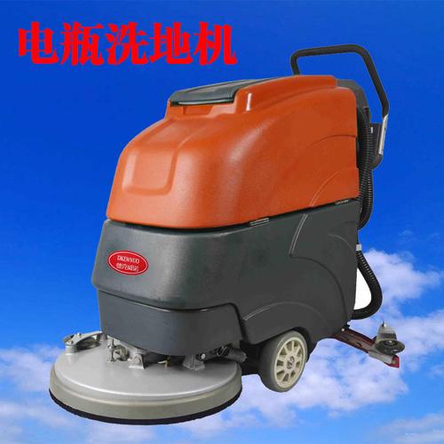物业保洁地下车库用手推式洗地机大型超市工厂车间用清洗机