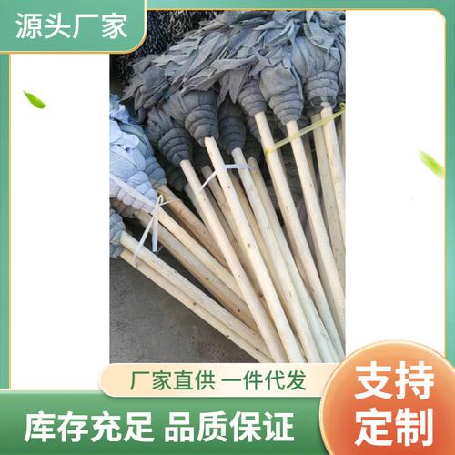 d7ee木杆拖把布条实木普通家用老式墩布珊瑚绒学校宿舍物业工厂酒